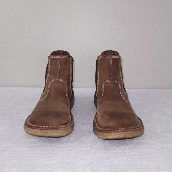 DUCKFEET Roskilde Chelsea Ankle Boots EU 39 Brown Leather Booties - Picture 4 of 9